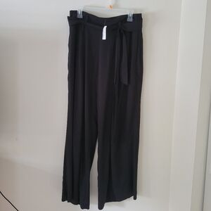 Banana republic black wide leg pants new